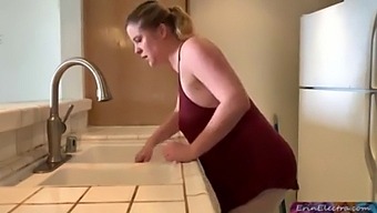 Stepmother And Teenage Son'S Steamy Kitchen Encounter