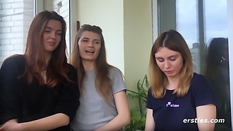 Steamy Threesome With Three Sexy Girls