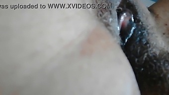 African Woman'S Wet Vagina On A White Blanket
