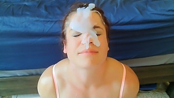 Face Fucking With Cumshot
