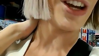 A Mature Woman Seeks Pleasure In A Shopping Mall And Receives Anal Sex From A Young Man