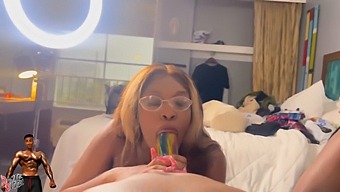 Ebony Beauties With Tattoos Compete In A Blowjob Contest Judged By Their Partners - Preview
