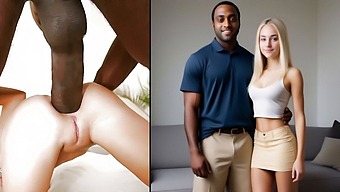 Big Black Cock Drills My Stunning Wife'S Rear End (3d)