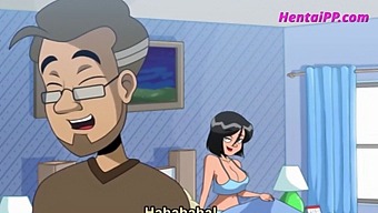 Stiefzoon Krijgt Hulp Van Zijn Busty Mama In Deze Ongecensureerde Cartoon.